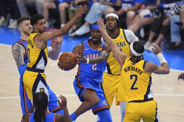 NBA总决赛-亚历山大34分 雷霆轻取步行者扳平总比分