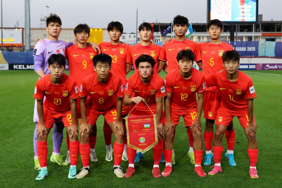 [图]U17亚洲杯-张城瑞破门 中国1-2乌兹别克斯坦c罗进球集锦